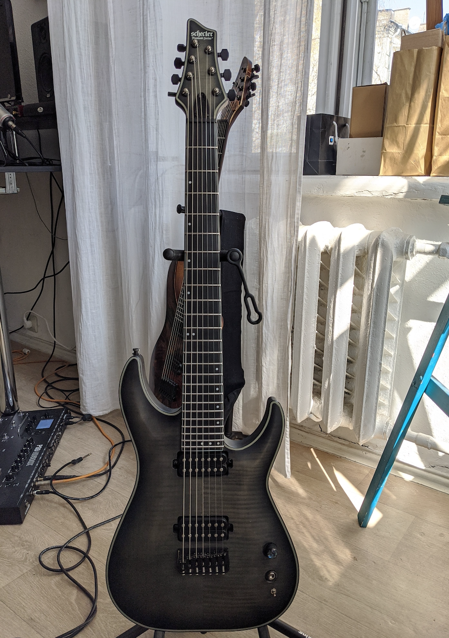 How I came to a master guitar from Avaks Custom Guitars - My, Seven-string guitar, Guitar, Custom Shop, Musical instruments, Music, Musicians, Video, Longpost