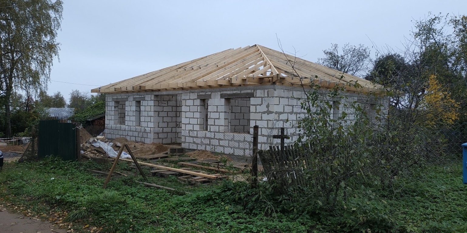 How I build a house. Part 6 Roof and windows - My, Construction, Building, Home construction, Roof, Republic of Belarus, Longpost