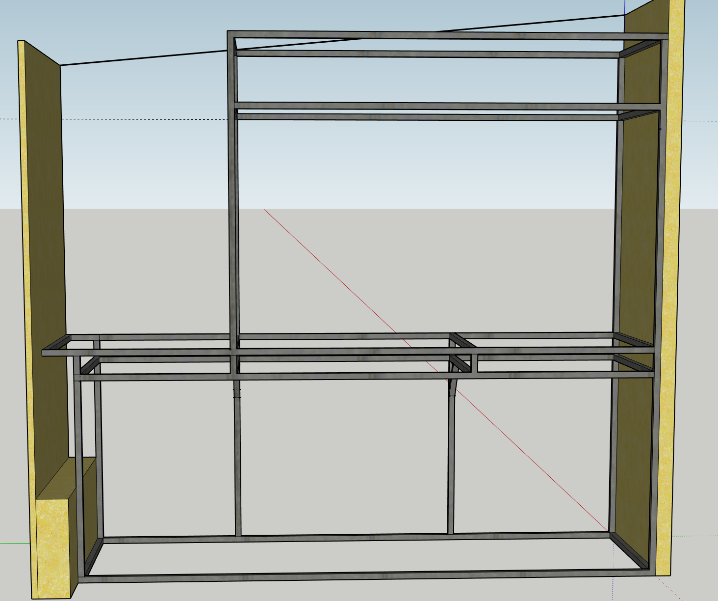 Frame of workbenches and shelving for the workshop - what did I forget? - My, Workshop, Welding, Longpost