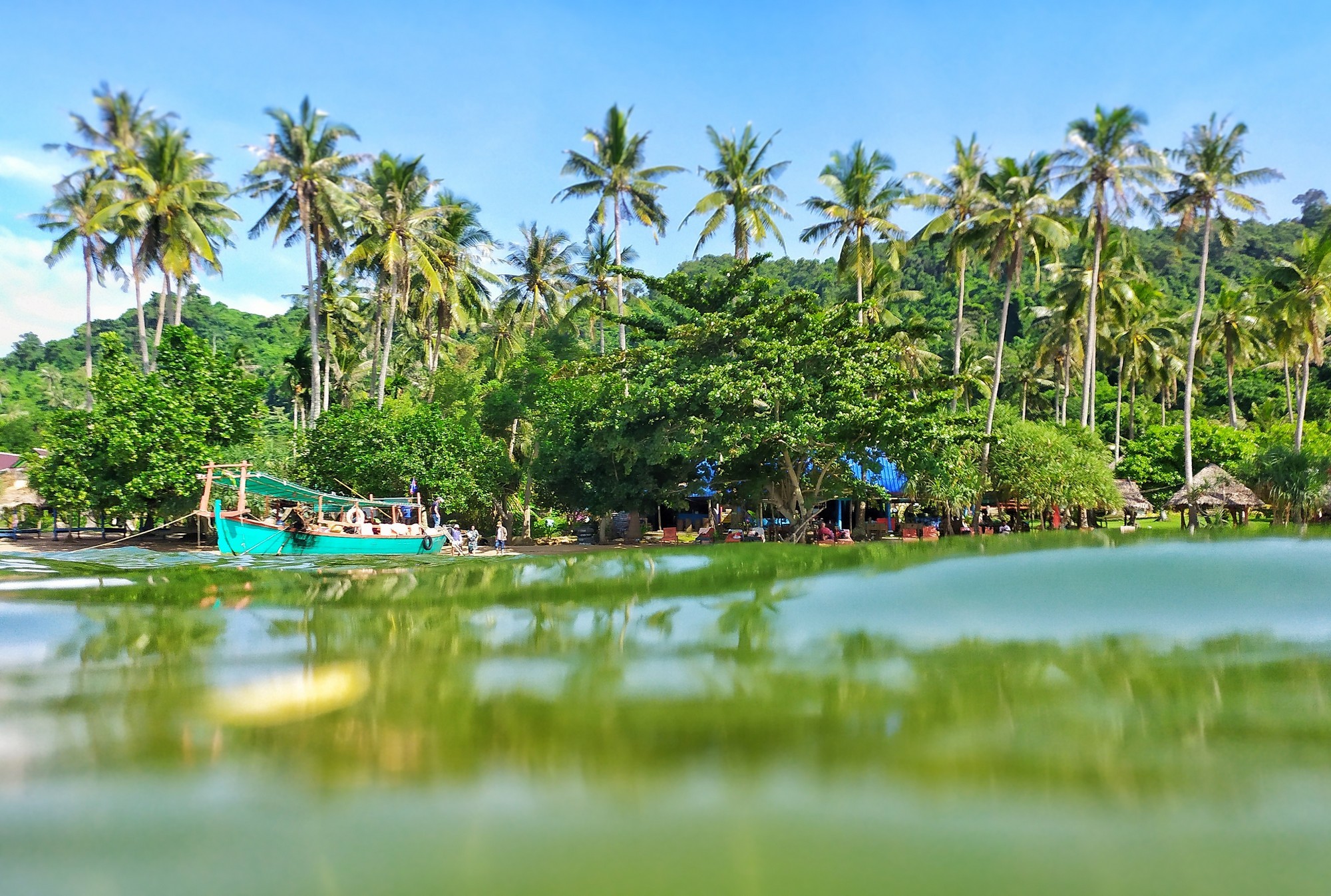 Marine photo sketch. Cambodia, Kep, Rabbit Island - My, Cambodia, Sea, Ocean, Camping, The photo, Longpost