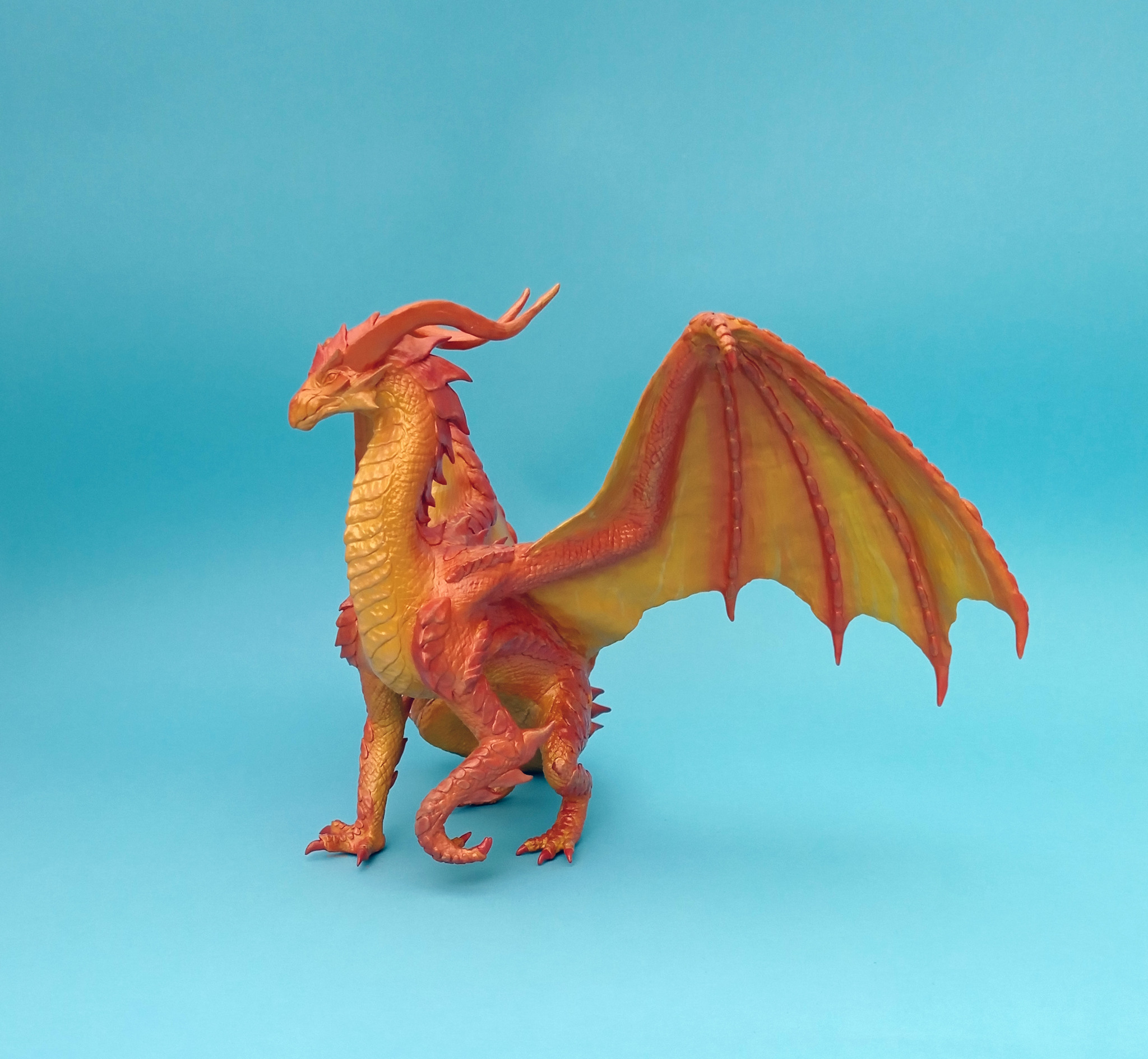 Little autumn dragon - My, The Dragon, Creation, Longpost, With your own hands, Needlework without process, Polymer clay