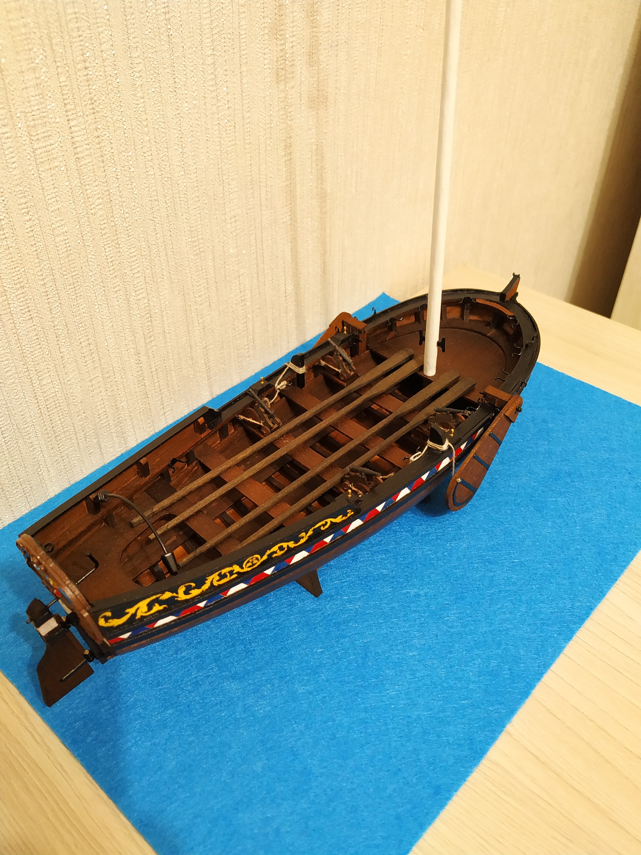 Boat Peter 1 in scale 1:24 part 4 - Ship modeling, Prefabricated model, Scale model, Hobby, Modeling, Stand modeling, Longpost