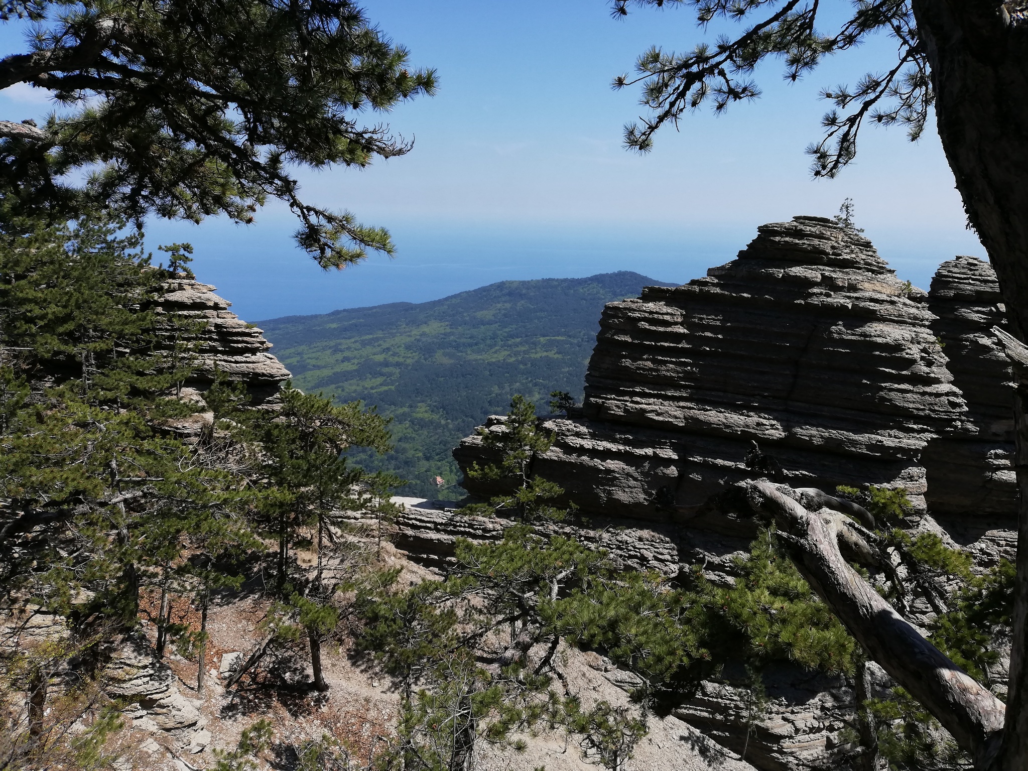 Crimea 2019. Day 10. Taraktash and a steep path - My, Crimea, Taraktash, Ai-Petri, Hike, The mountains, Sea, Mat, Longpost