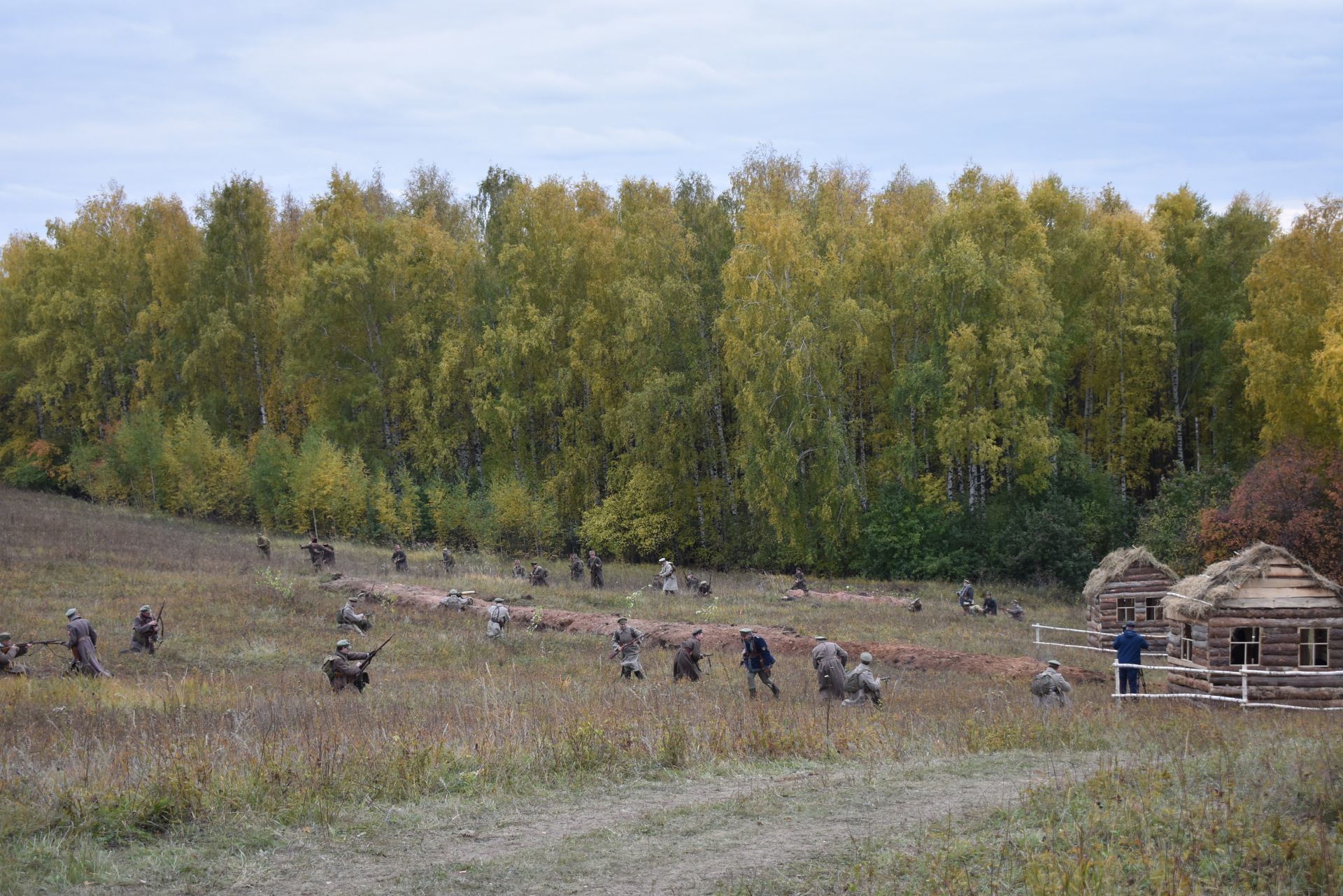 Reconstruction of the civil war near Verkhny Uslon 2019-2020 - My, История России, Civil War, Reconstruction, Story, Historical reconstruction, Longpost