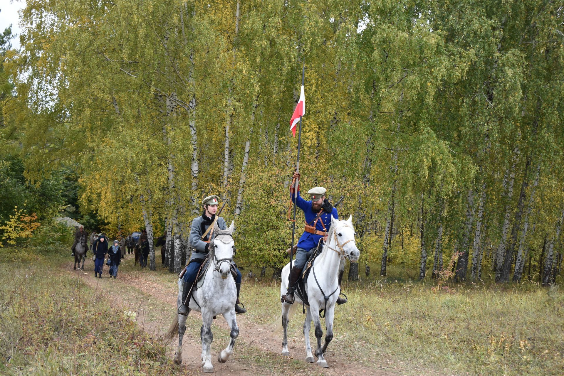 Реконструкция гражданской войны под Верхним Услоном 2019-2020 - Моё, История России, Гражданская война, Реконструкция, История, Историческая реконструкция, Длиннопост