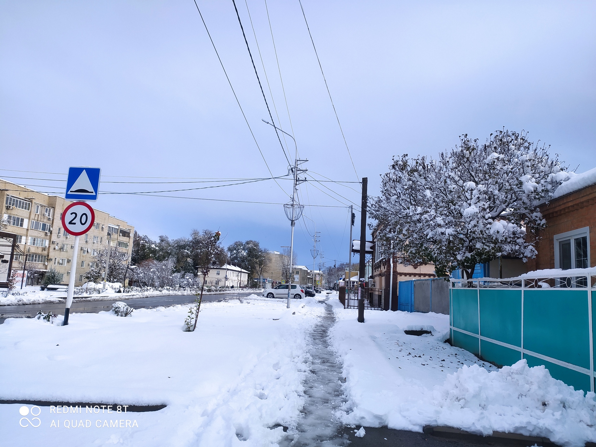 Когда зима двинула тапком по осени... - Моё, Ставропольский край, Зима, Плохо без света, Длиннопост