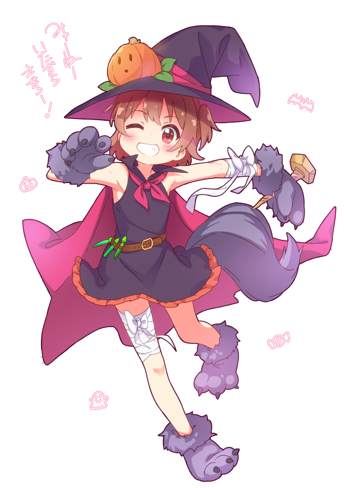 Witch Hinata - Anime, Anime art, Halloween, Halloween costume, Loli, Watashi ni tenshi ga maiorita!, Longpost, Hinata Hoshino