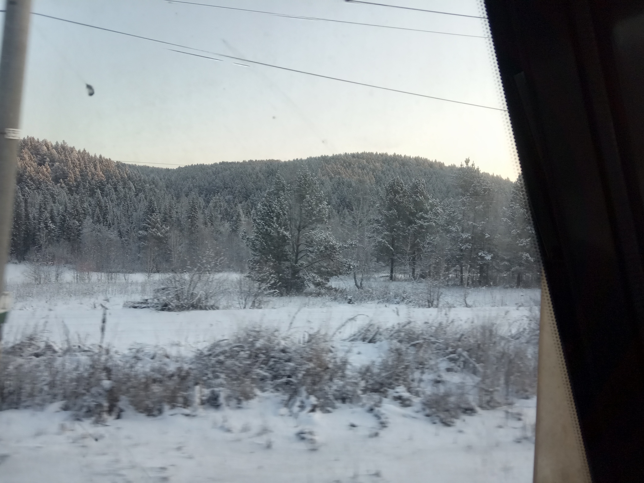 A few views from work, as they say - “On the way” - My, Work, Winter, Railway, beauty, Nature, Longpost