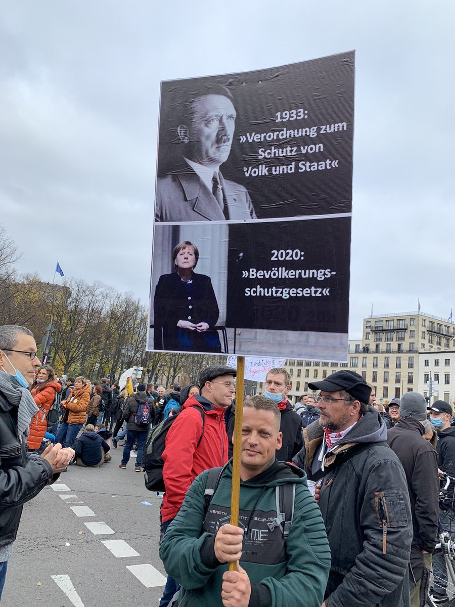 Разгон демонстрации в Берлине. 18.11.2020 - Политика, Протест, Германия, Ангела Меркель, Сарказм, Colonelcassad, Видео, Длиннопост