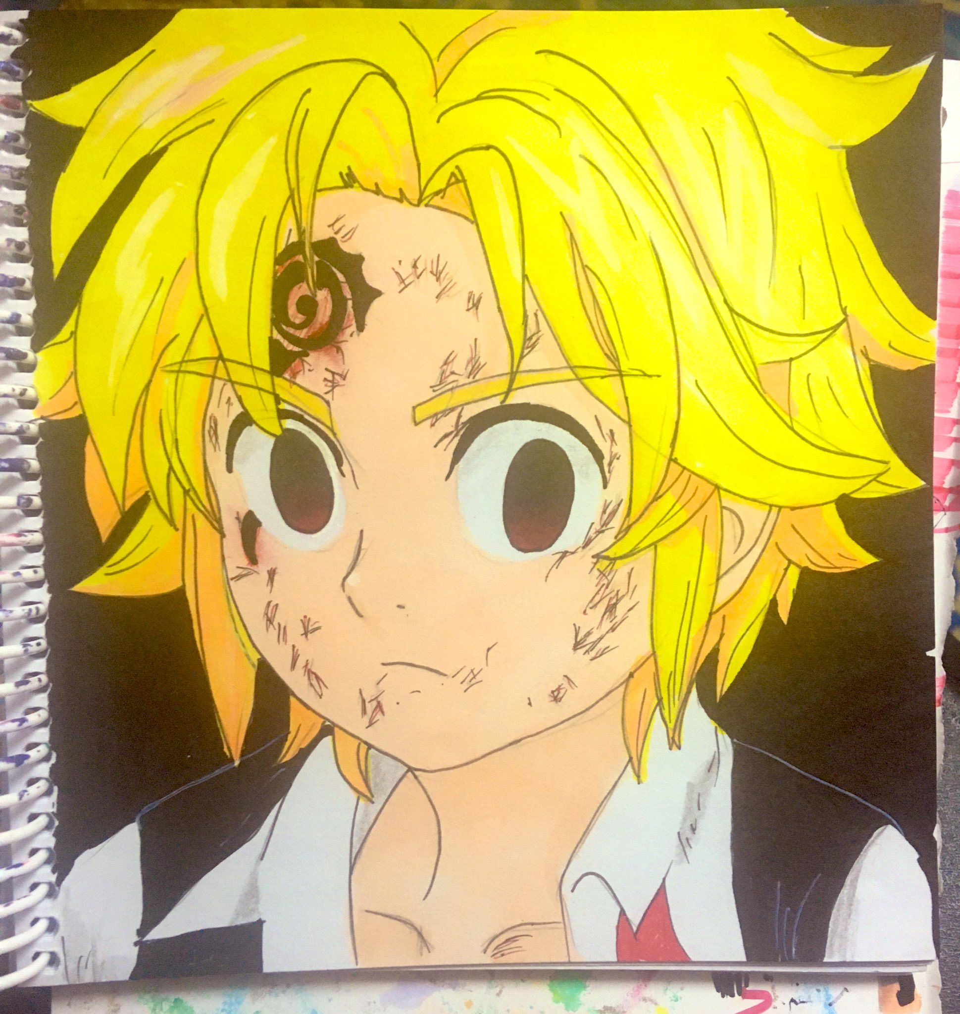 Meliodas - My, Anime art, Anime, Nanatsu No taizai, Meliodas