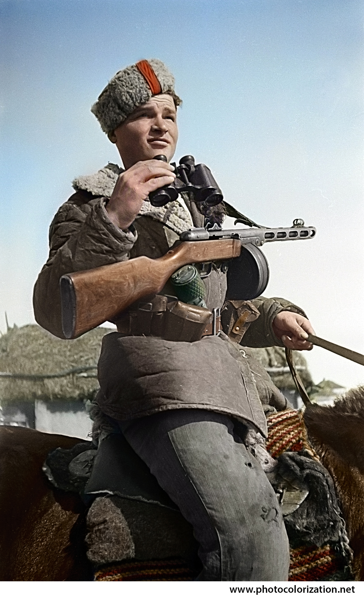 My colorization - My, Colorization, The Second World War, The Great Patriotic War, Partisans, Longpost