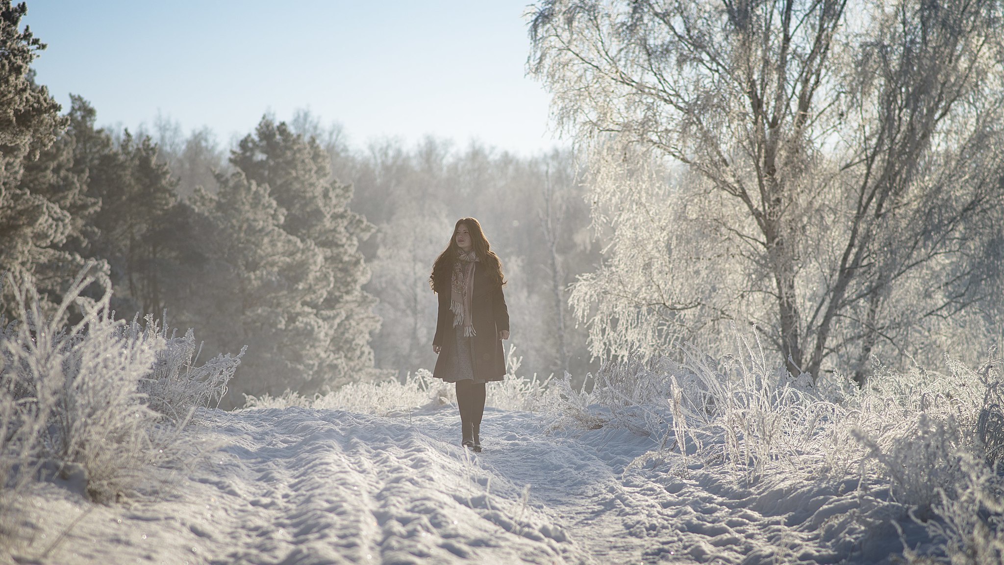 In the winter forest - My, The photo, Photographer, Chelyabinsk, Winter, Girls, Beautiful girl, Portrait, Longpost