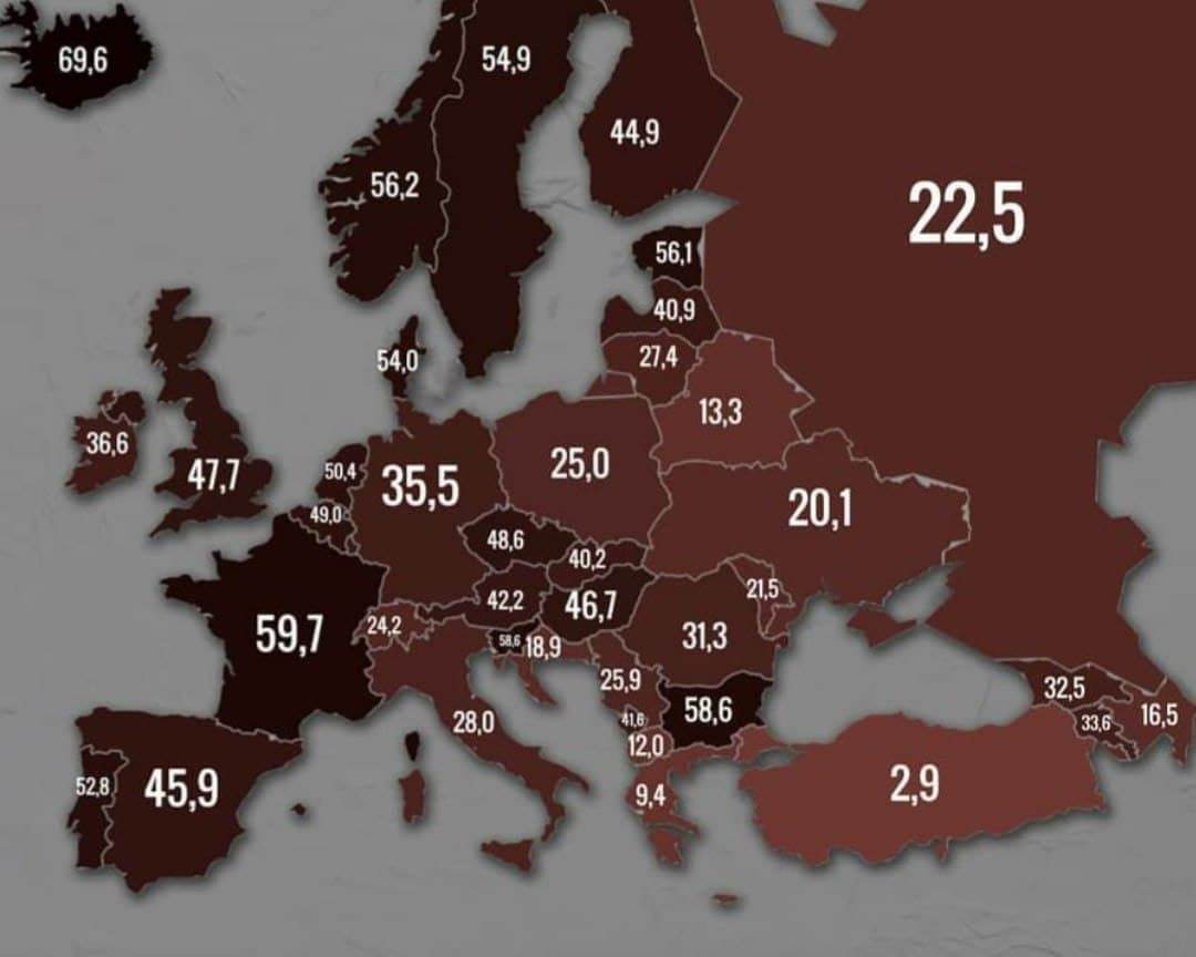 Some sticky statistics - Statistics, Cards, Europe, Longpost