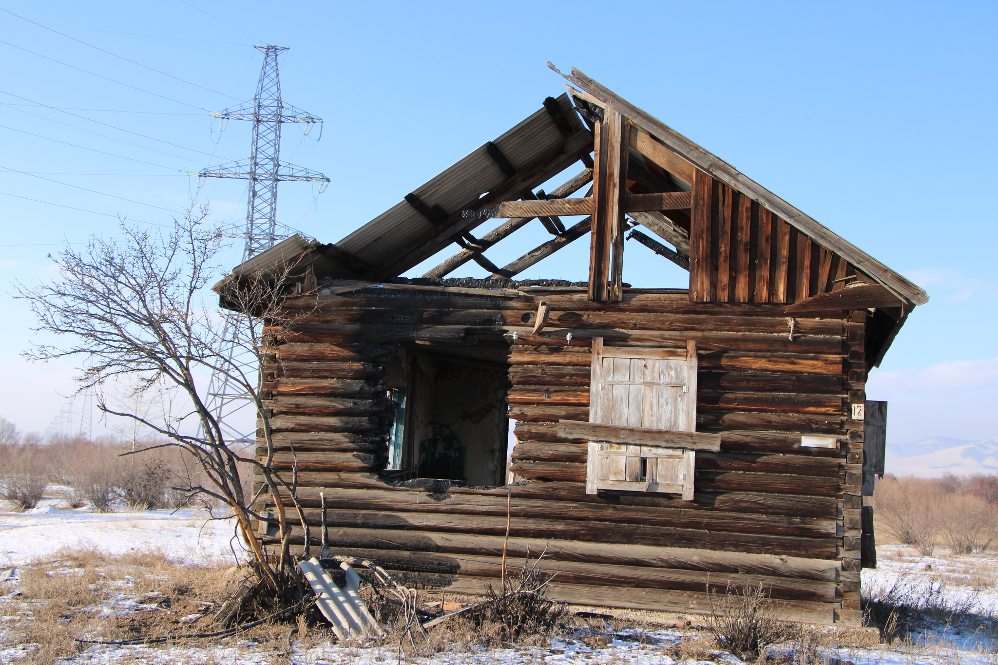 Siberia. Late autumn - My, Provinces, Devastation, Autumn, Siberia, Longpost