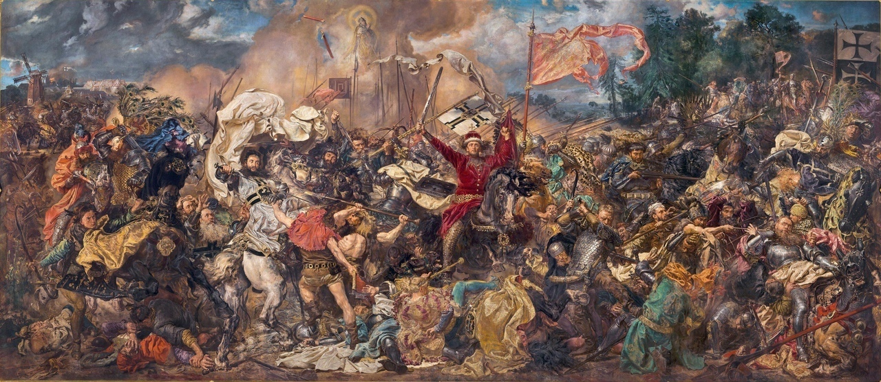 An interesting story connected with the painting The Battle of Grunwald - Painting, Battle of Grunwald, The Second World War, Poland, Text