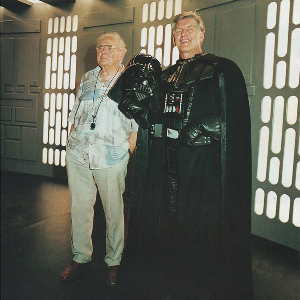 May the Force be with you. David Prowse retro photo post - David Prowse, Darth vader, Star Wars IV: A New Hope, George Lucas, Retro, 70th, The photo, Actors and actresses, Longpost, Photos from filming, GIF