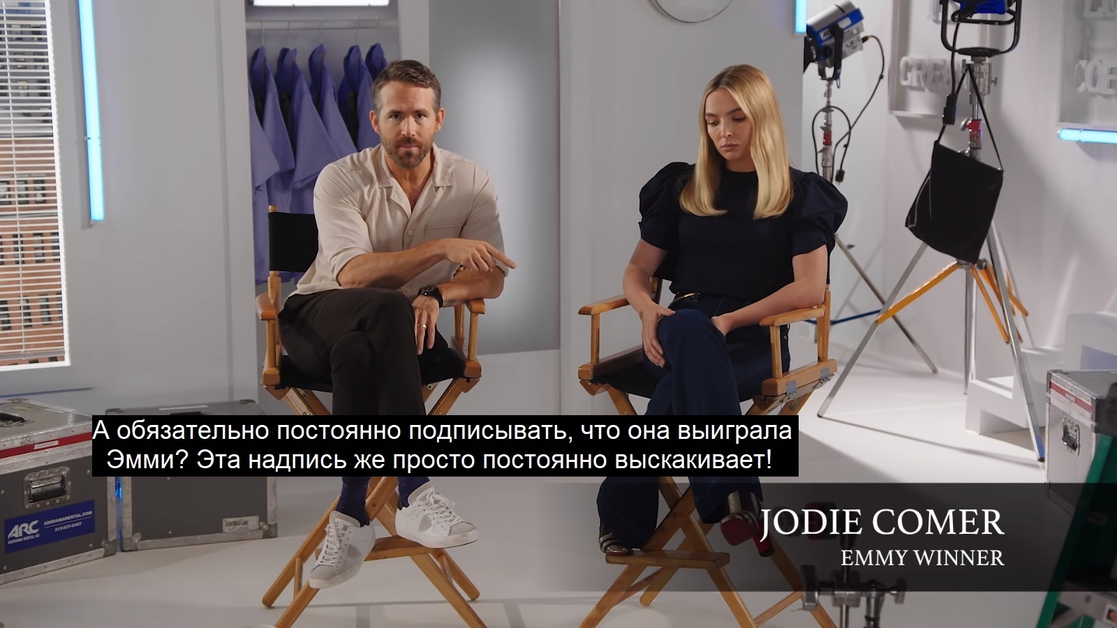 Well-deserved award - Ryan Reynolds, Actors and actresses, Celebrities, Storyboard, Killing Eve, Humor, Reward, Longpost