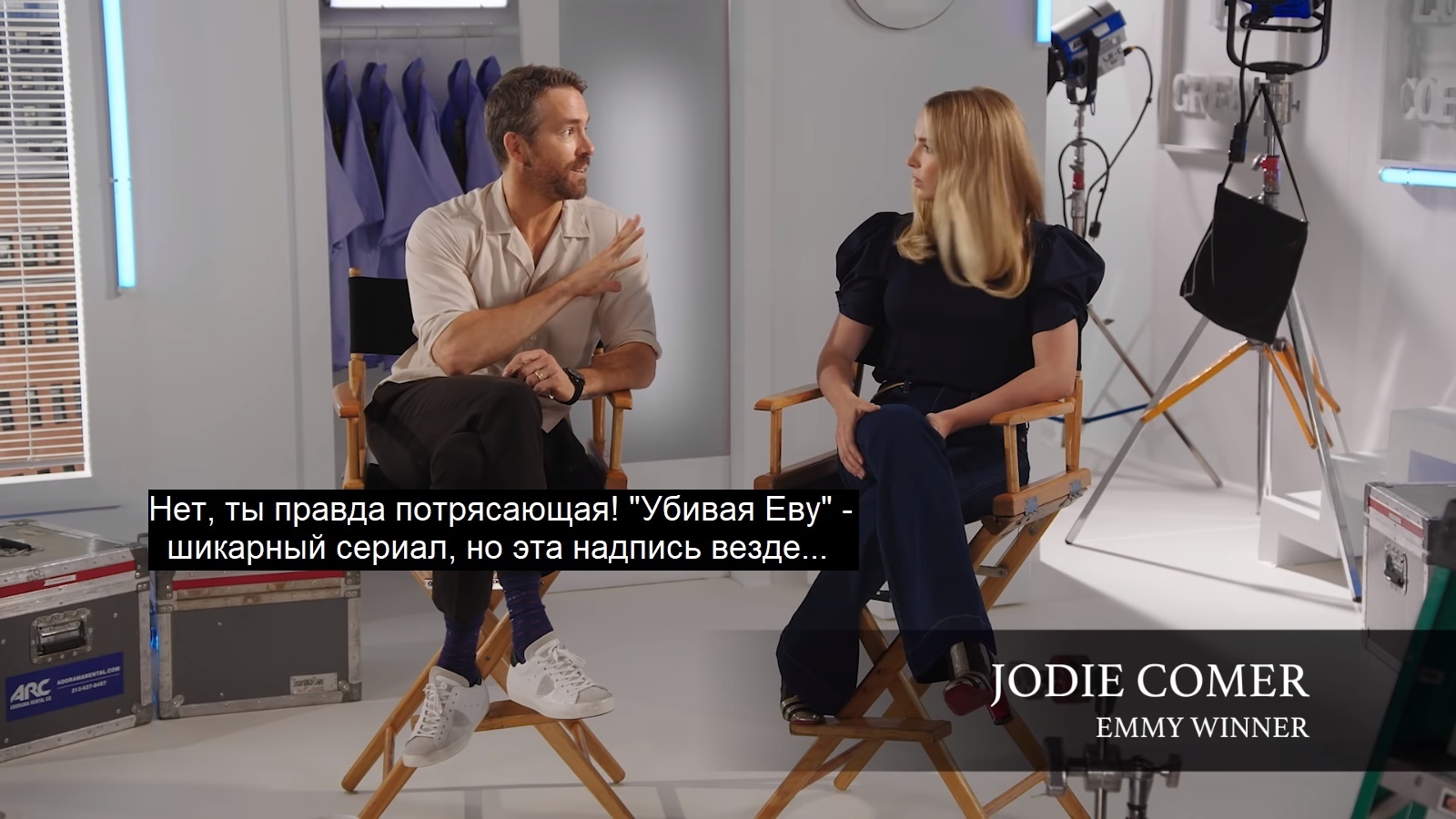 Well-deserved award - Ryan Reynolds, Actors and actresses, Celebrities, Storyboard, Killing Eve, Humor, Reward, Longpost