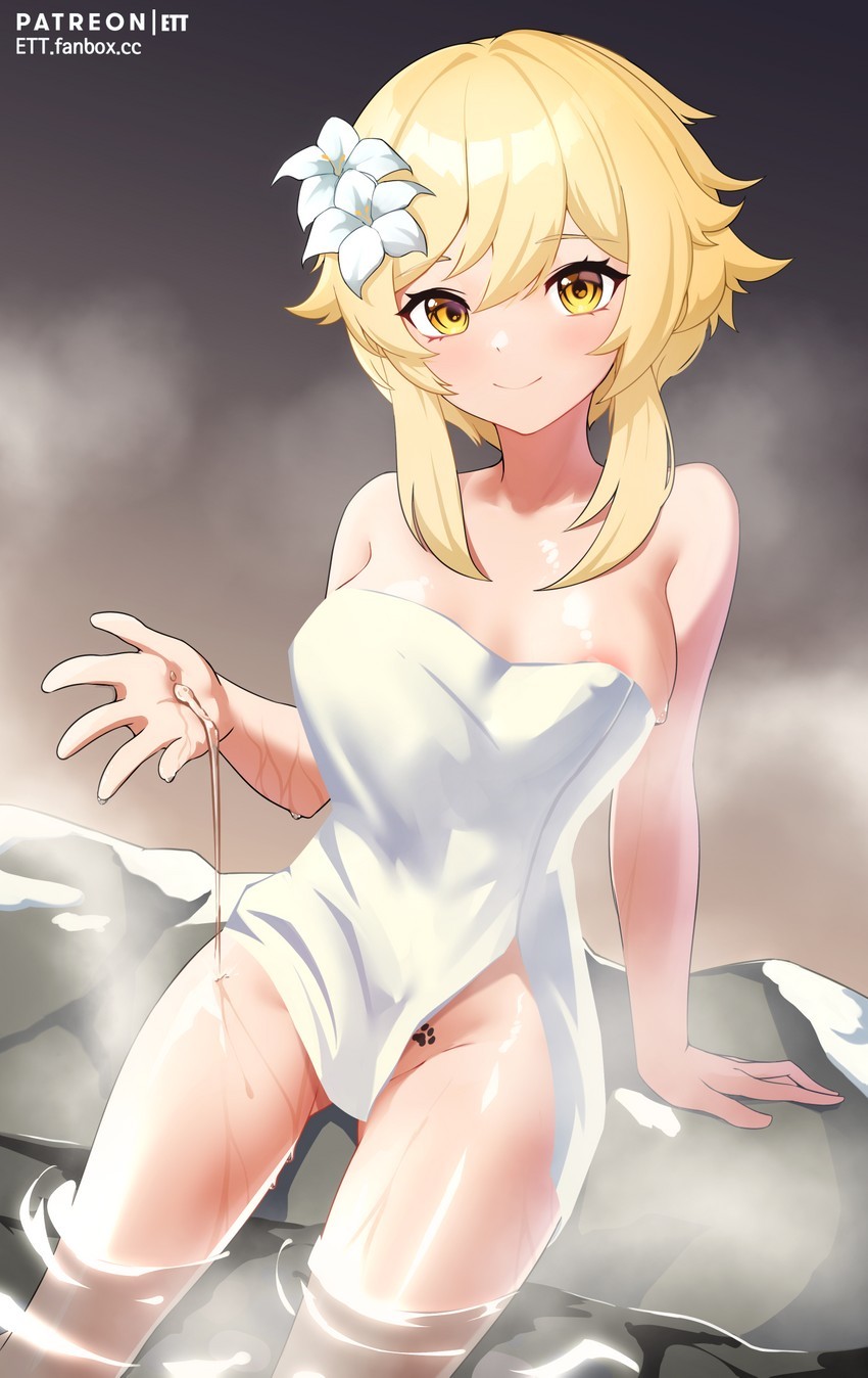 Anime Art - NSFW, Anime, Anime art, Genshin impact, Lumine (Genshin Impact), Games