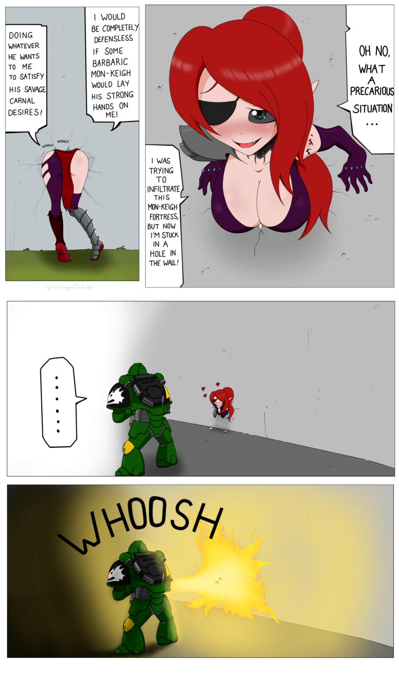 Dreams of a Dark Eldar - Warhammer 40k, Wh humor, Dark eldar, Comics, Longpost