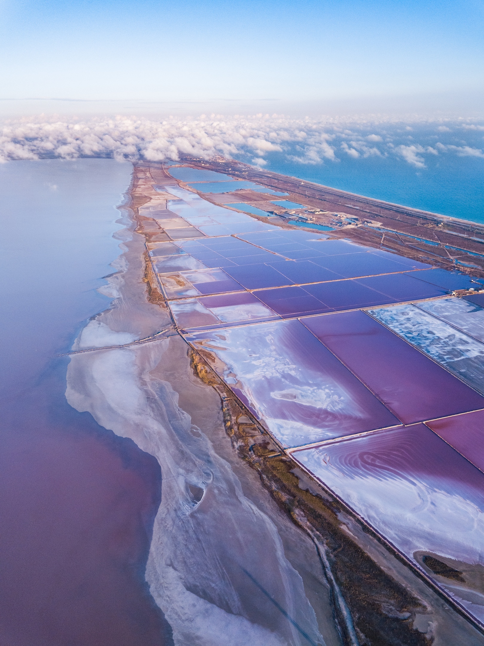 Salt mine near Evpatoria - The photo, beauty