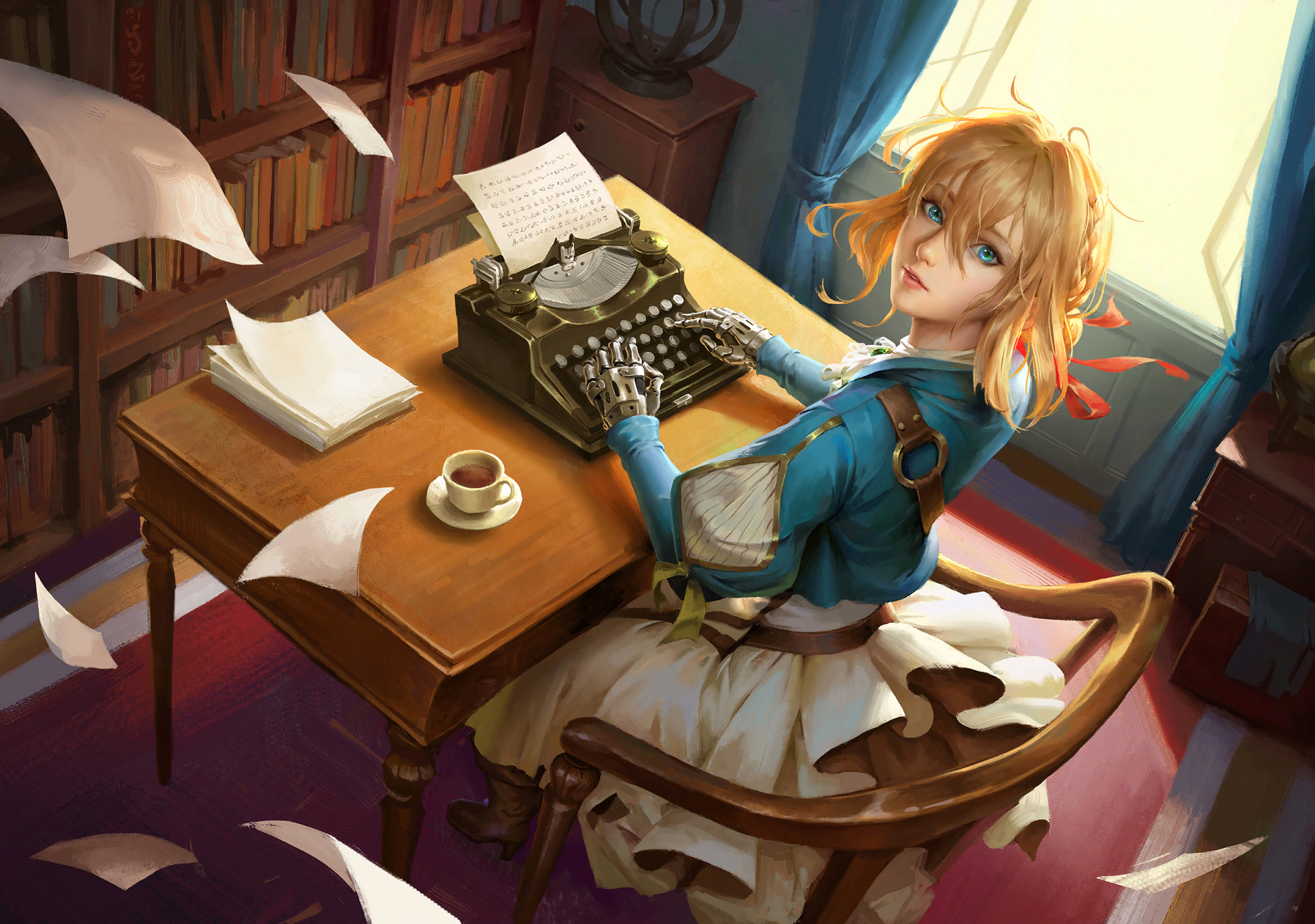 Violet - Violet Evergarden, Anime art, Anime