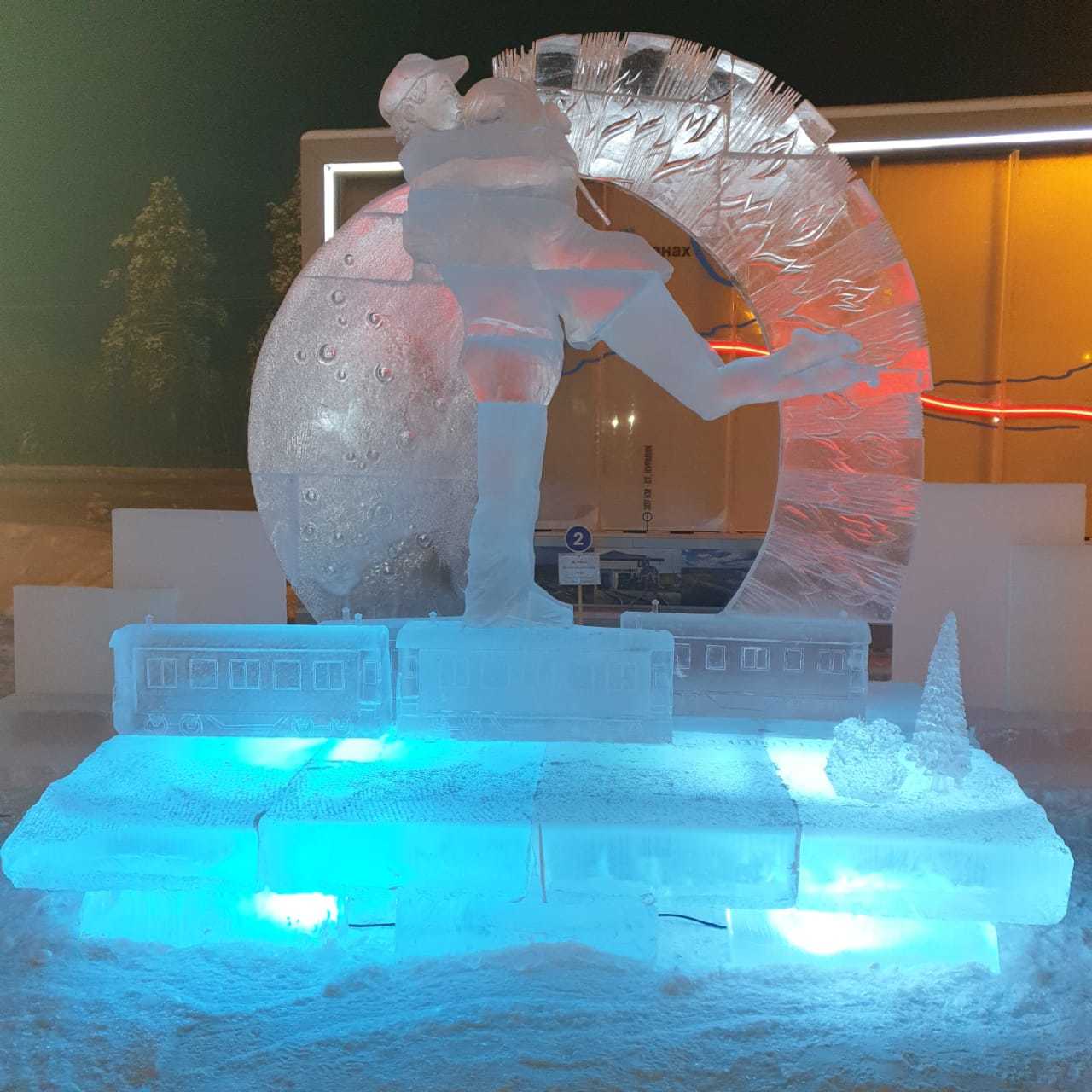 From lifeless ice to art - Sculpture, Ice, Yakutia, Longpost