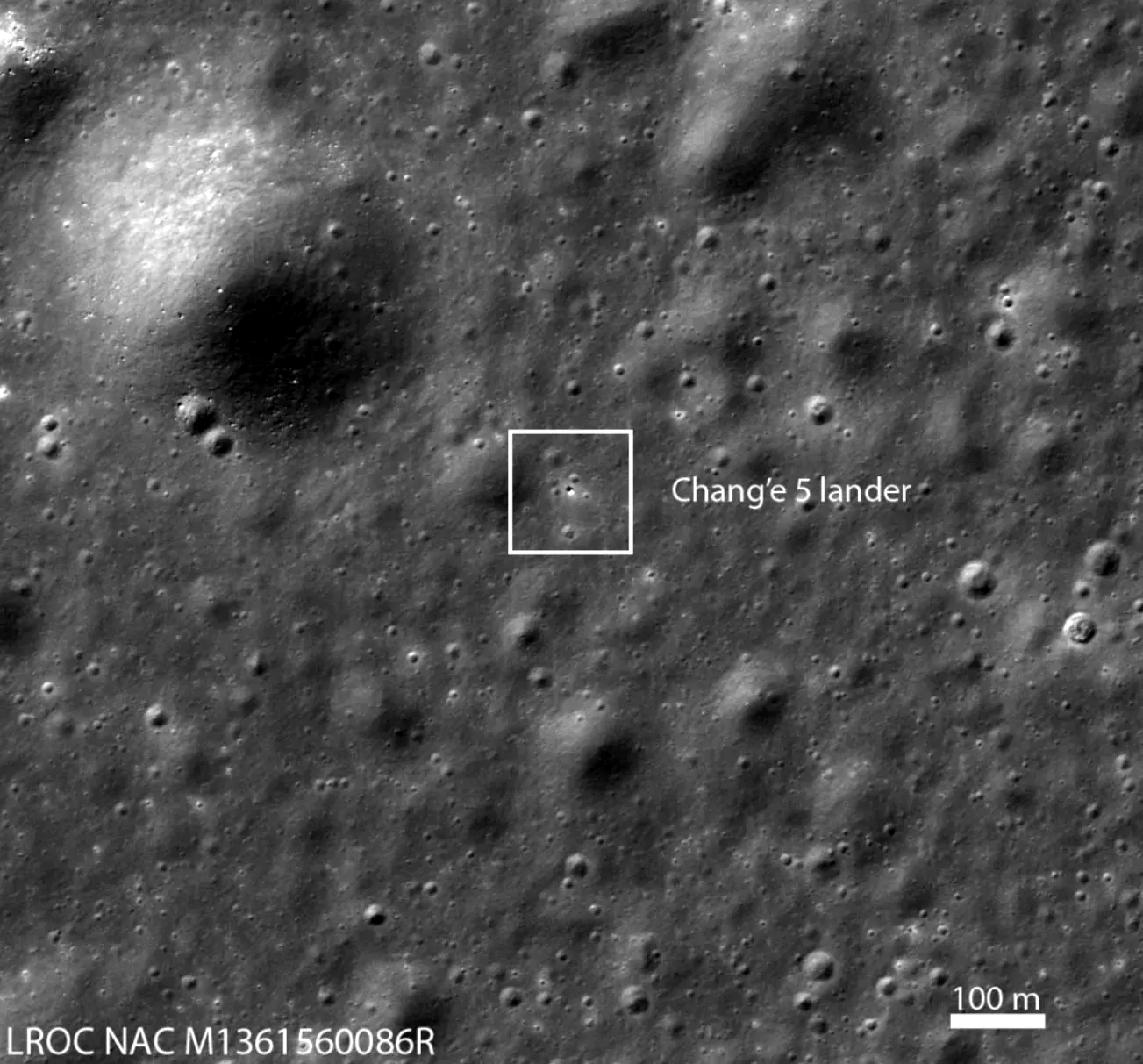 Китайский зонд «Чанъэ-5» - Science Box - Моё, Наука, Космос, Снимки из космоса, Космический зонд, Китай, NASA, Длиннопост