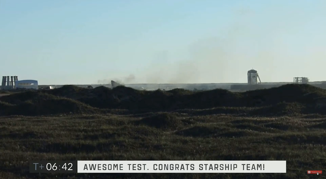 Test completed successfully - Spacex, Starship