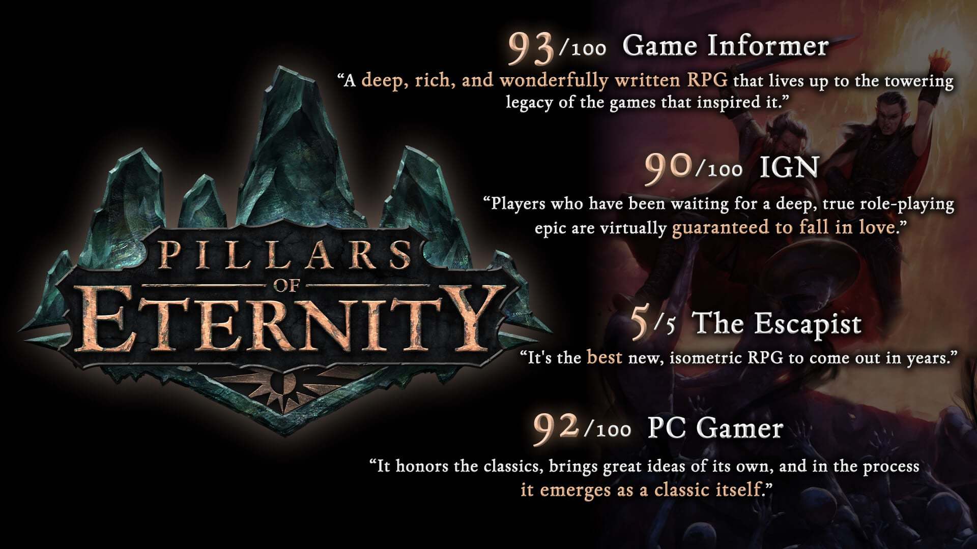 Pillars of Eternity - Definitive Edition и Tyranny – Gold Edition; EGS - Epic Games Store, Халява, Компьютерные игры, RPG