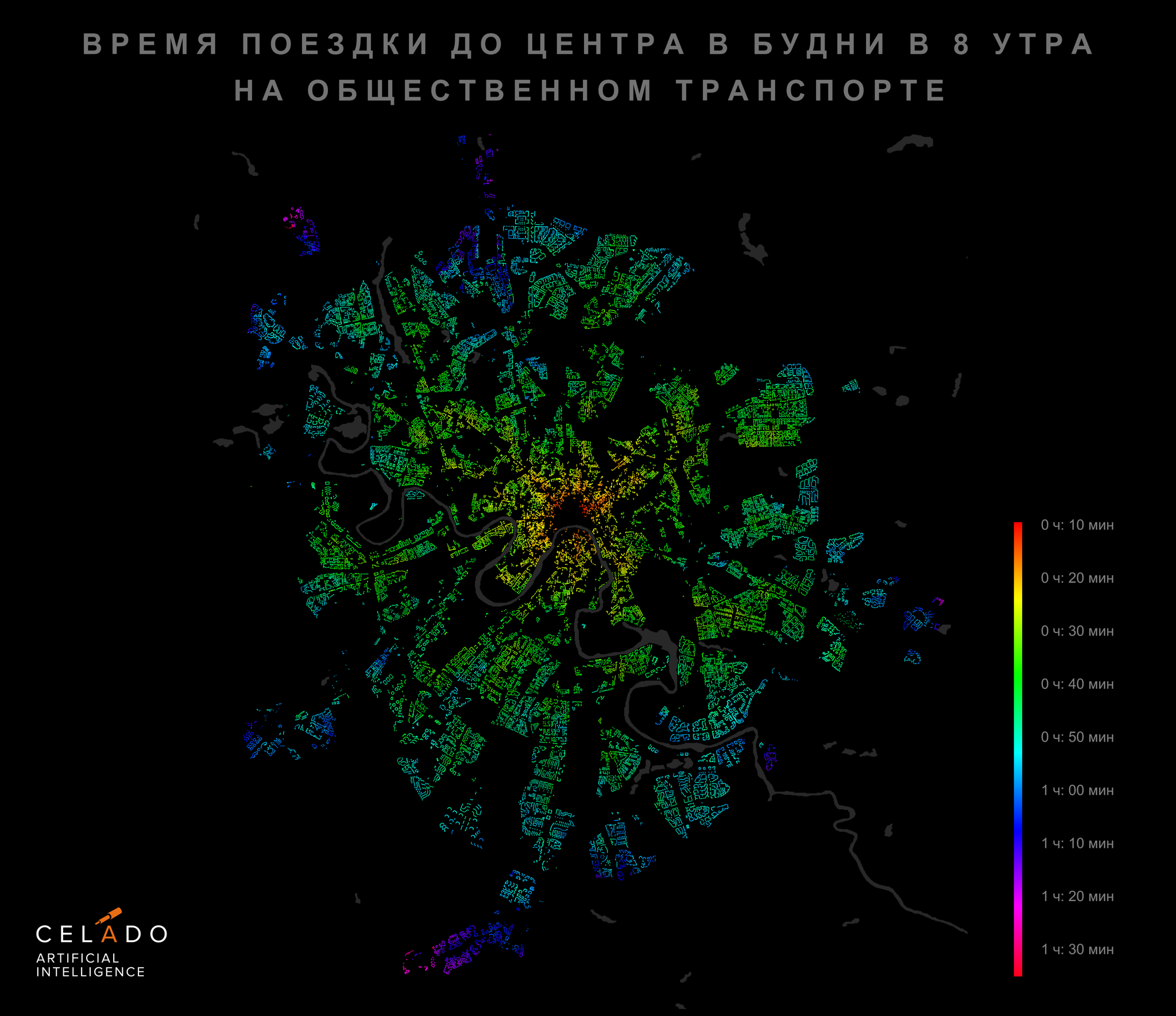 Где автомобилисту в Москве купить квартиру? Big Data отвечает - Москва, Транспорт, Инфографика, Диаграмма, График, Жилье, Длиннопост