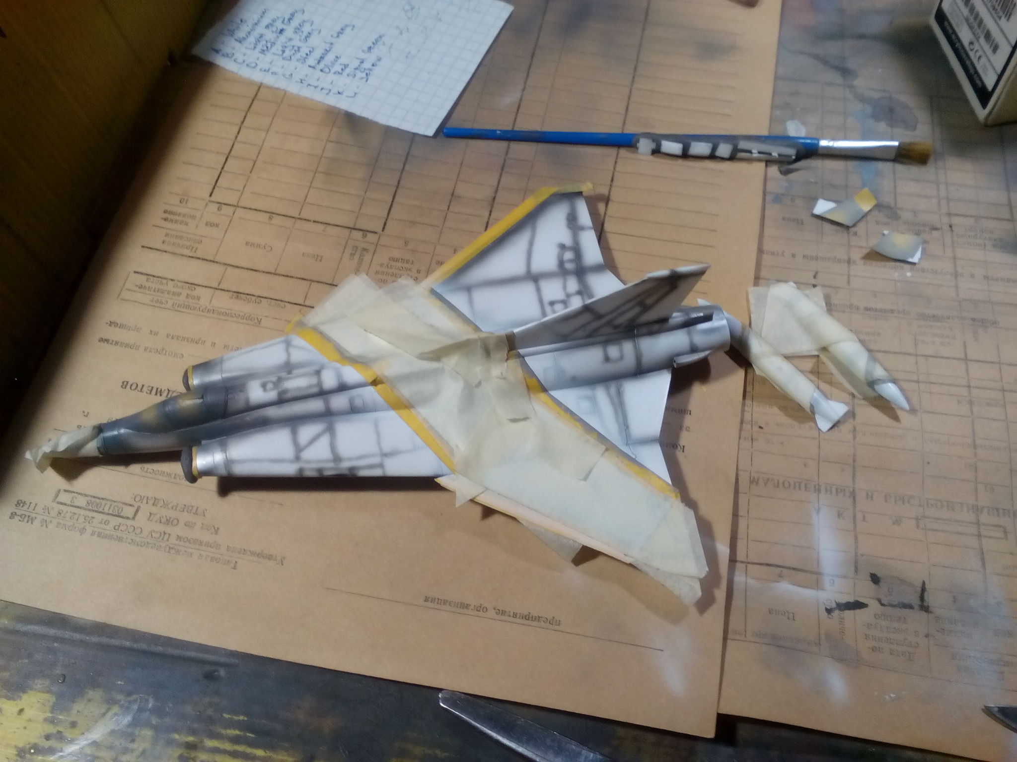 SAAB J-35Oe Draken, Revell (Hasegawa), 1/72. - My, Stand modeling, Prefabricated model, Assembly, Painting, Airbrushing, Aircraft modeling, Hobby, Needlework with process, , With your own hands, Airplane, Aviation, Austria, Longpost