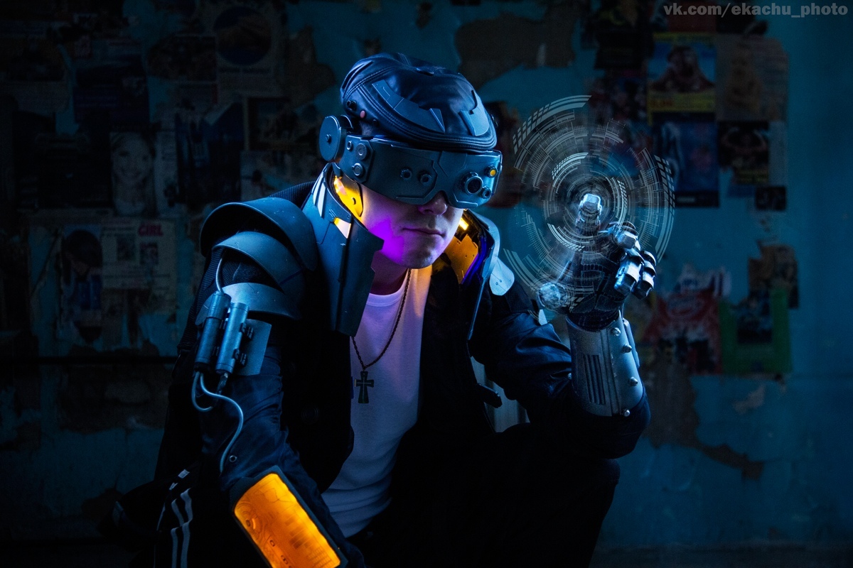 Cybergoblin - My, Cosplay, Cyberpunk 2077, Cyberpunk 2077, Longpost, Longpost