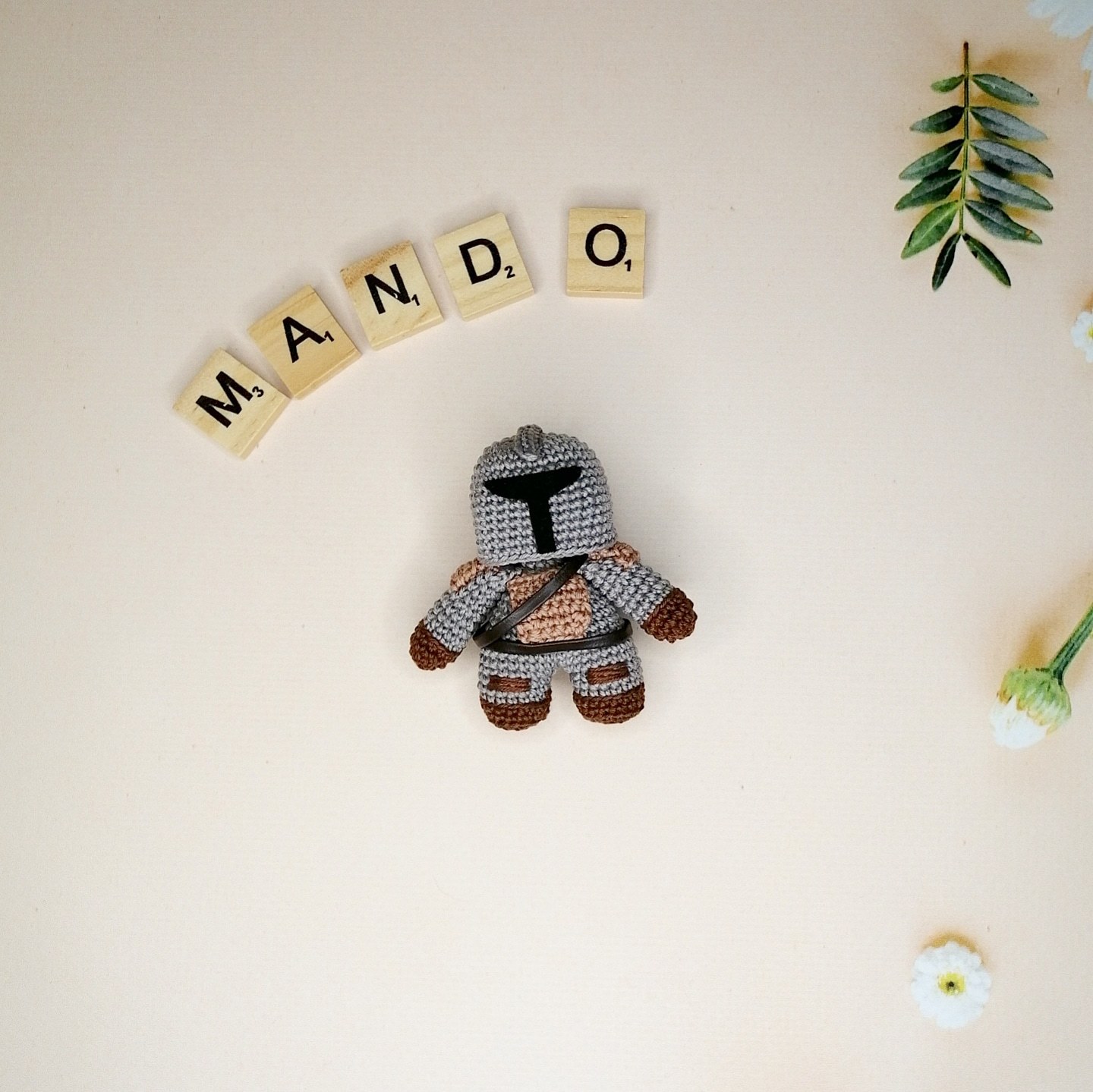 Star Wars. Christmas tree decorations - My, Star Wars, Mandalorian, Crochet, Knitted toys, Christmas tree, Amigurumi, Needlework without process, Longpost