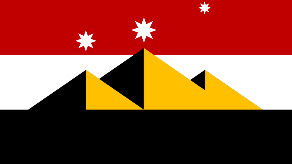 Flag for Egypt - My, Flag, Egypt, Vexillology, Pyramids of Egypt, Orion's Belt