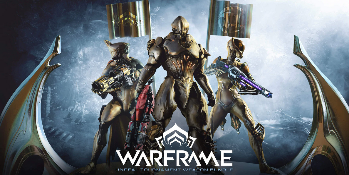 Warframe, Unreal Tournament Weapon Bundle - My, Warframe, Freebie, Epic Games Store, Skins