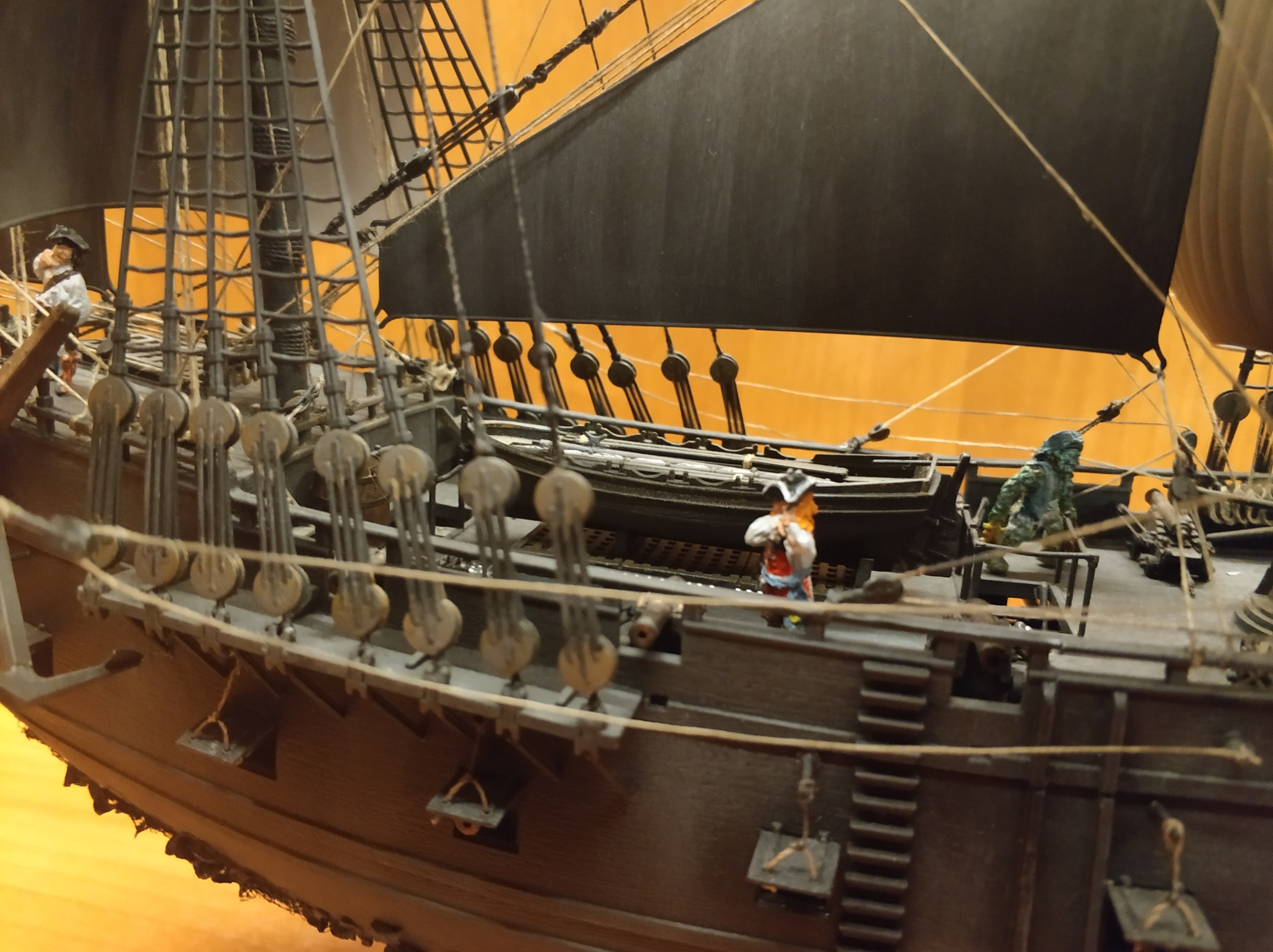 Black Pearl Renewal - My, Black Pearl, Pirates, Captain Jack Sparrow, Ship, Sailboat, Sailboat models, Longpost