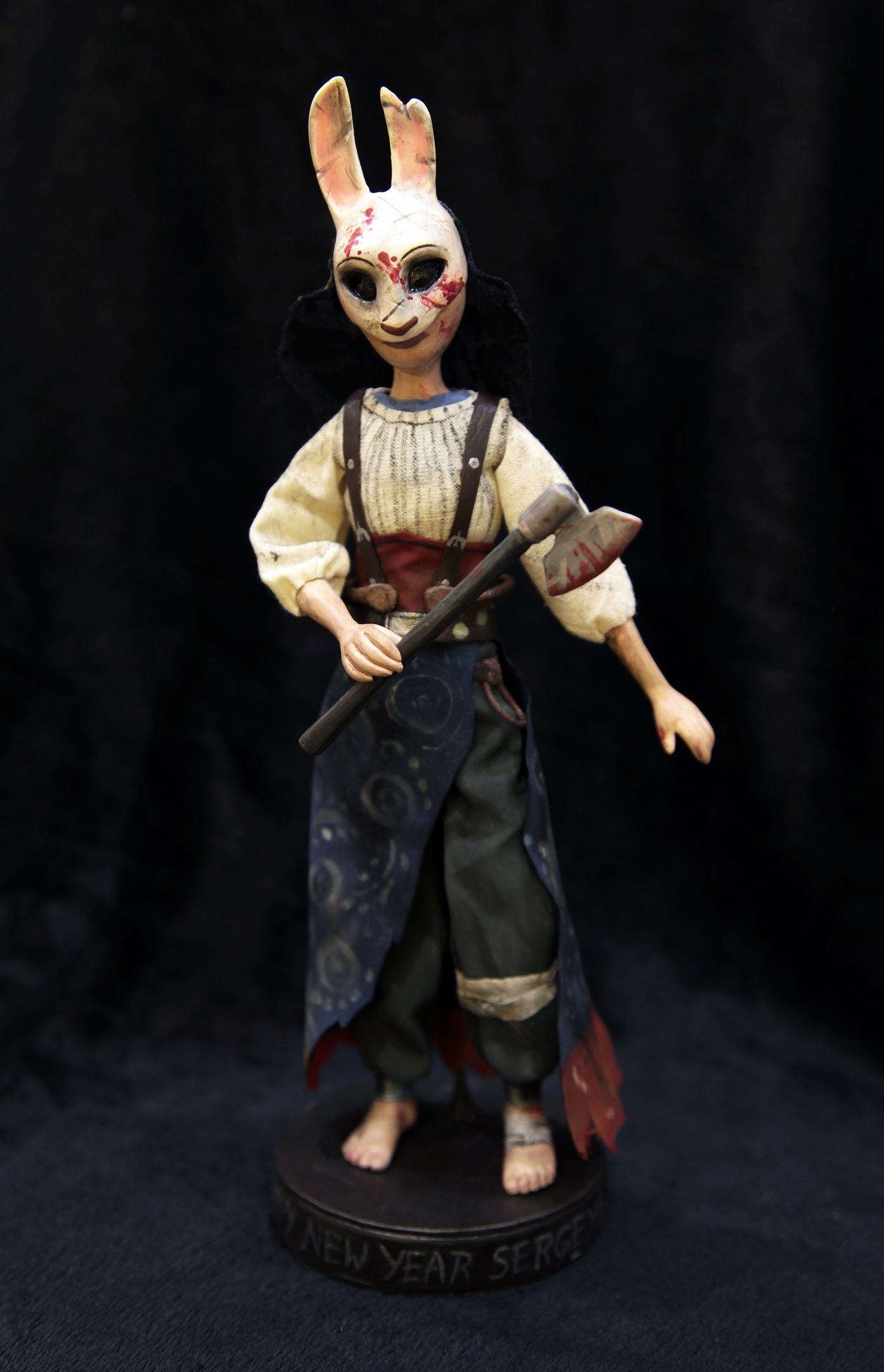 Anna the Huntress - My, Dead by daylight, Handmade, Figurines, Needlework without process, Frame toy, Art, Longpost, Anna the huntress