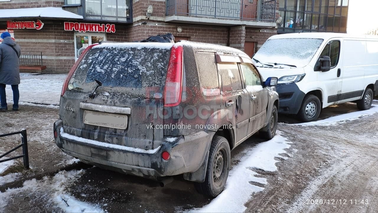 Residents of St. Petersburg high-rise buildings were merciless - Auto, Rudeness, Saint Petersburg, Car, Cattle, Longpost, Negative, Parking, Traffic rules, Неправильная парковка