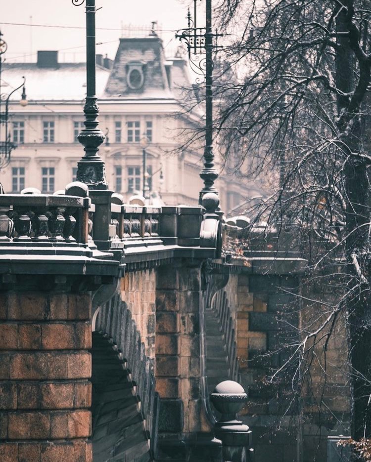 Snowy Prague - Prague, Czech, Europe, The photo, Snow, Prague Castle, Longpost