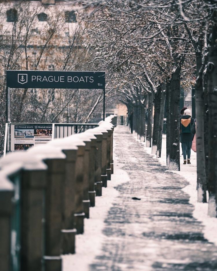 Snowy Prague - Prague, Czech, Europe, The photo, Snow, Prague Castle, Longpost