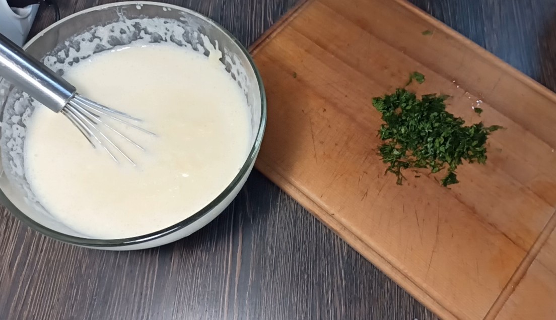 Cooking - My, Pancakes, Video recipe, Champignon, Potato, Snack, Sour cream, Video, Longpost