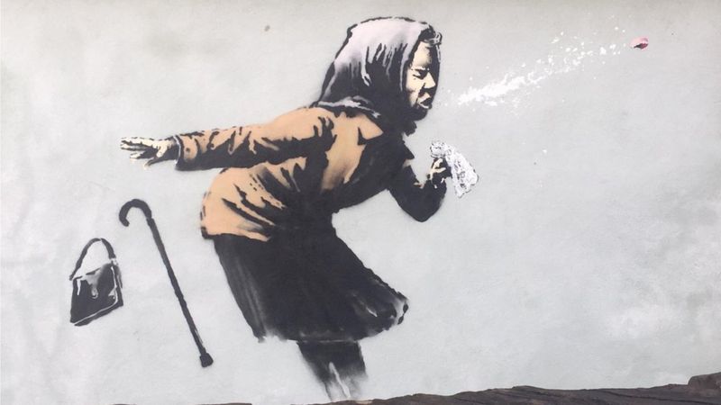 The owner of a house painted by Banksy has decided not to sell it - Banksy, news, Art, Graffiti, Art, England, The property, Longpost