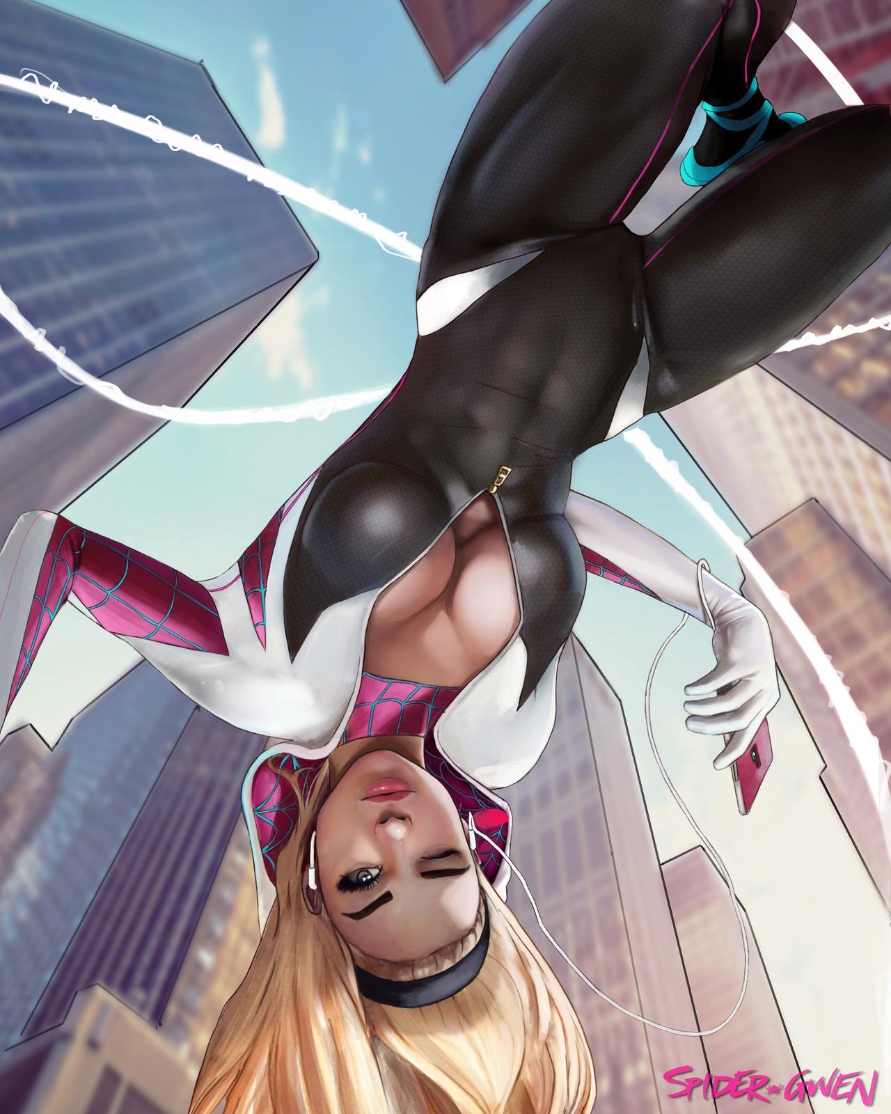 One Character Post: Gwen Stacy - NSFW, Art, Girls, Erotic, Boobs, Gwen Stacy, Marvel, Spiderman, A selection, Longpost, Petri Rahkola, Jeehyung Lee, Cutesexyrobutts, Luminyu, Neoartcore, Heartbreakeh