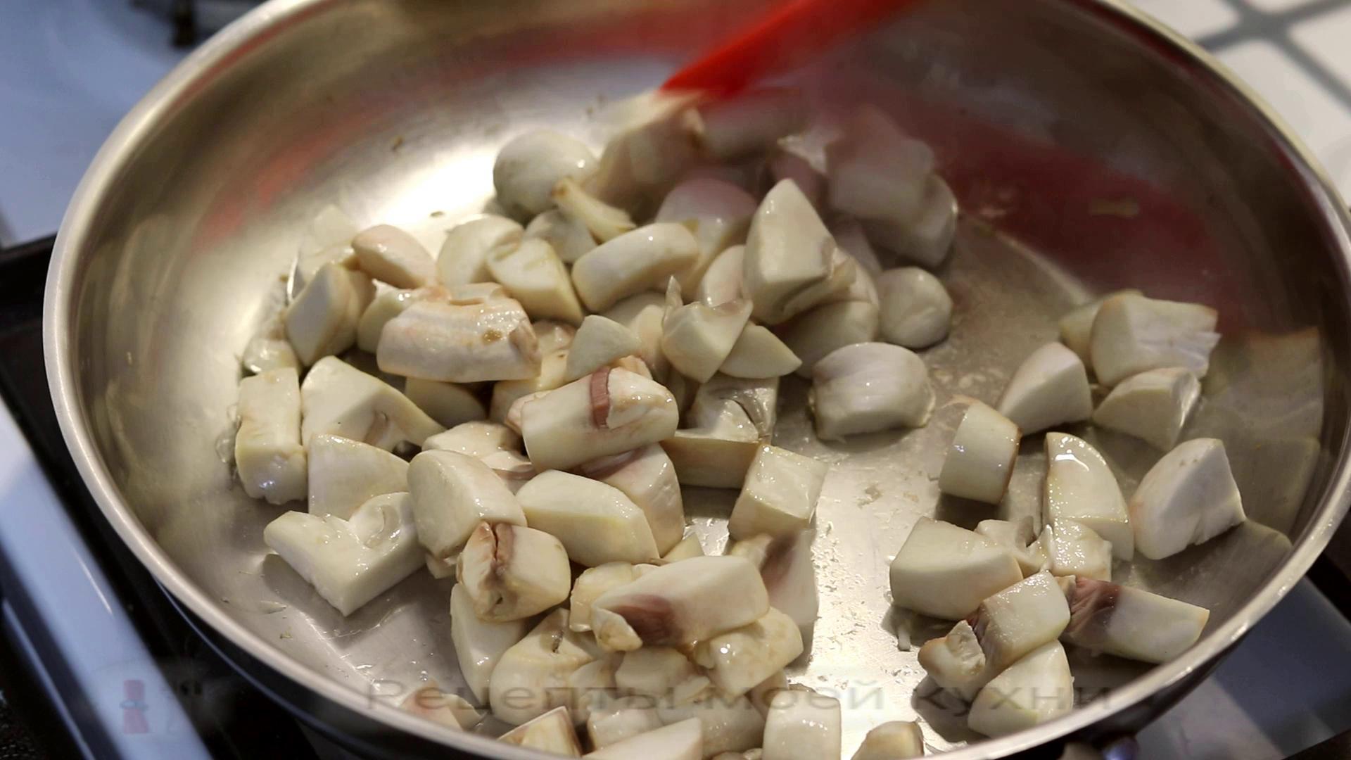 Открытый пирог с курицей и грибами - Моё, Пирог, Заливной пирог, Пирог киш, Курник, Пирог с мясом, Пирог с сыром, Видео, Длиннопост