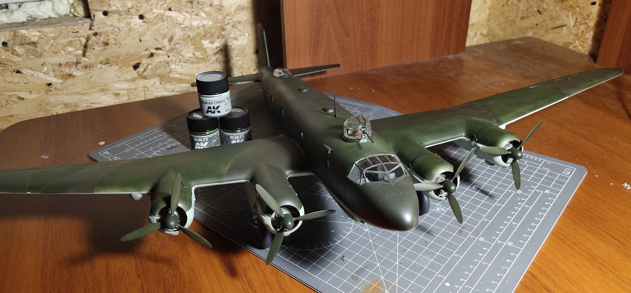 Fw200 C Condor 1:48 Trumpeter - Моё, Стендовый моделизм, Авиация, Trumpeter, Длиннопост