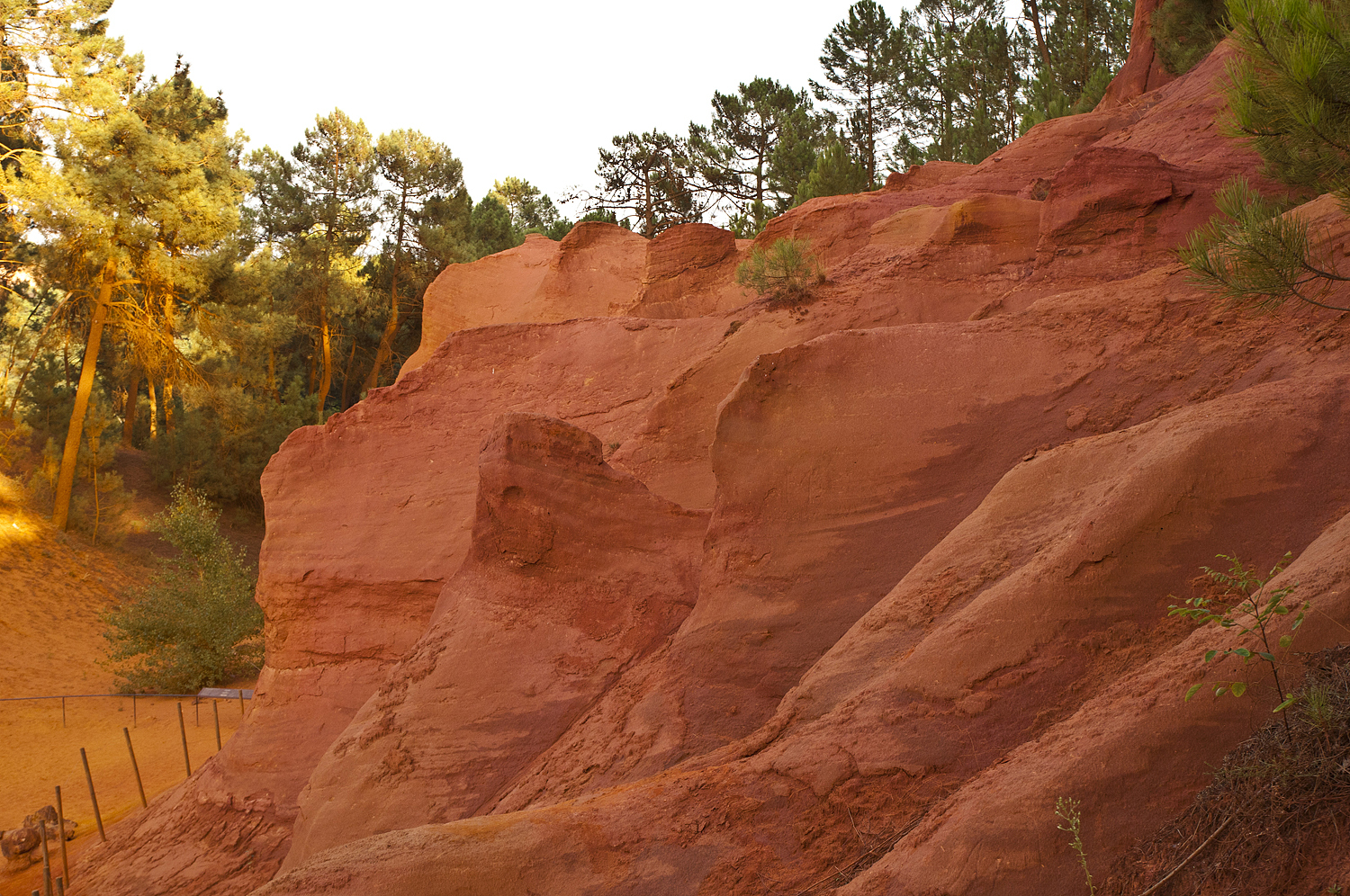 Town of Roussillon. Provence - My, France, Provence, Ochre, Orange, Longpost