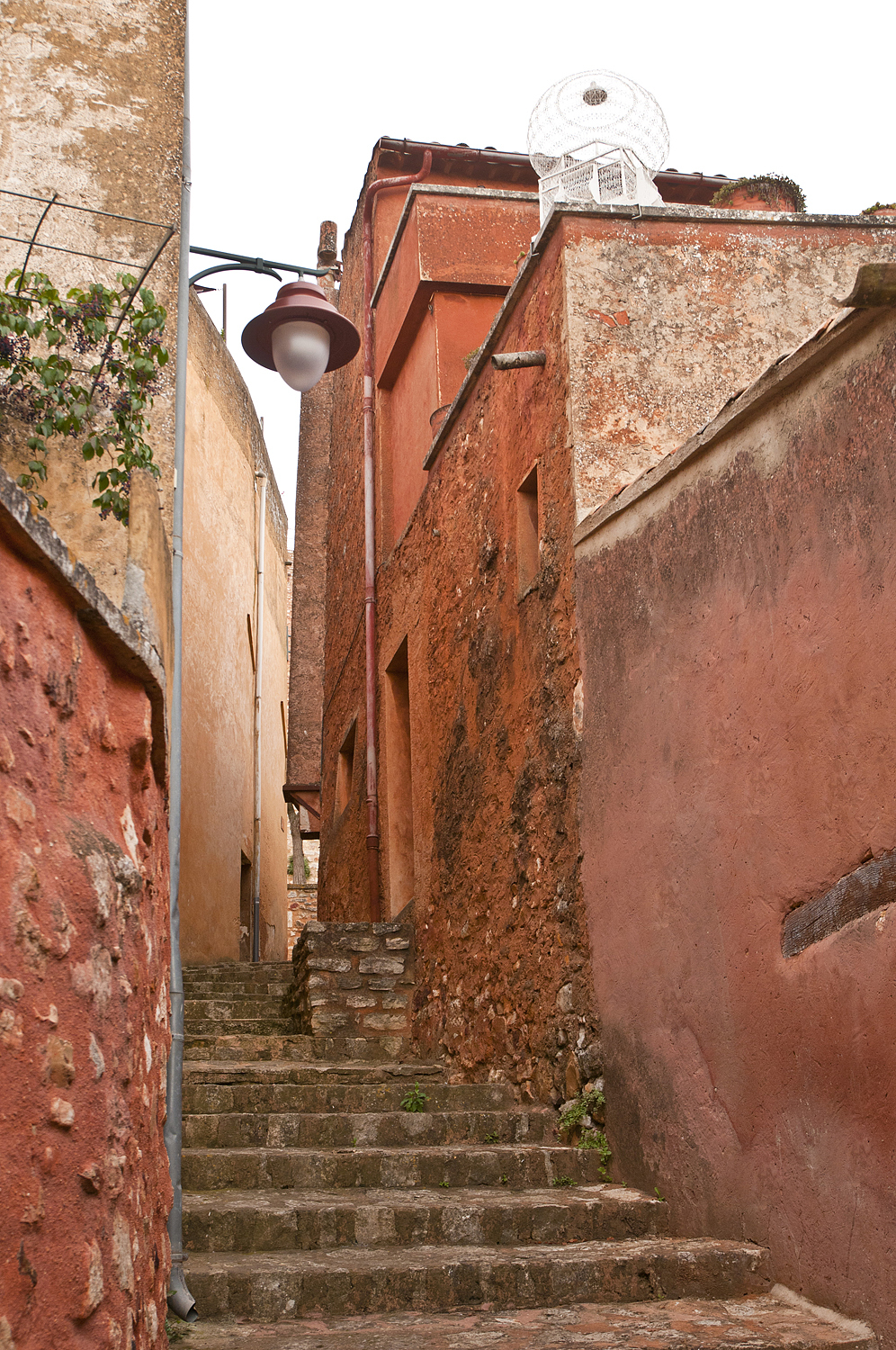 Town of Roussillon. Provence - My, France, Provence, Ochre, Orange, Longpost