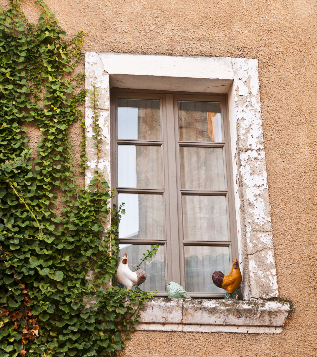 Town of Roussillon. Provence - My, France, Provence, Ochre, Orange, Longpost