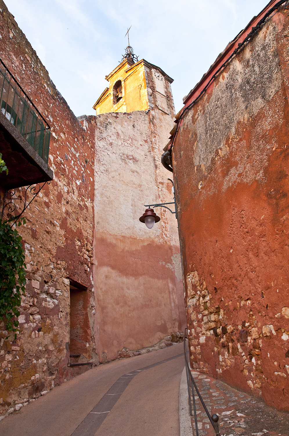 Town of Roussillon. Provence - My, France, Provence, Ochre, Orange, Longpost